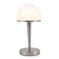 Tischleuchte Touchlampe Nachttisch-Lampe Schreibtischlampe Glas Büro E14