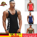 Herren Sport Fitness Tank Top Gym Muskelshirt Bodybuilding T-Shirt Unterhemd DE