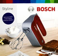 Bosch Handmixer Handrührer dunkelrot/silber Bosch MFQ 40303 