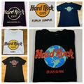 Hard Rock Cafe T-Shirt Herren Sammlung schwarz weiß Gr. S M L Vintage weltweit