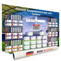 Fußball EM Poster | Spielplan Europameisterschaft 2024 | 100x60cm