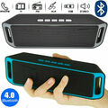 Wireless Bluetooth Lautsprecher Stereo Tragbarer PC/Handy Musikbox AUX FM SD/MP3