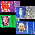 Topps UEFA EURO 2024 Sticker -- PURPLE/ GREEN/ BLUE/ TOPPS FOIL -- PARALLEL