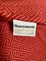 Bettwäsche Elegante Honeymoon 135x200 cm u. 80x80 cm, rot/orange, gebraucht