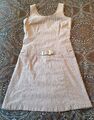 Damen Mini Kleid Helline taupe getreift Gr. 36