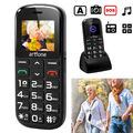 Seniorenhandy Ohne Vertrag,Dual SIM Handy mit Großen Tasten,SOS,FM,Taschenlampe