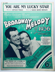 YOU ARE MY LUCKY STAR - Eleanor Powell & Robert Taylor - UK Noten