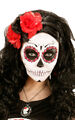 Haarreif Tag der Toten La Catrina Rosen schwarz rot Halloween KK