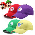 Super Mario Bros Luigi Baseballmützen Kinder Herren verstellbare Kappe Geschenk☆