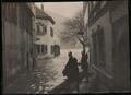 Fotografie Heidelberg, Feuerwehr mit Ruderboot bei Überschwemmung, Neckar-Hochw 