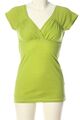 HOLLISTER V-Ausschnitt-Shirt Damen Gr. DE 38 grün Casual-Look