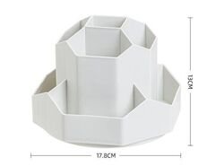 Organizer Drehbarer Stifthalter 360 Schreibtisch 9 Fächer Büro Schule Ordnung