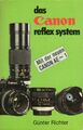 Das Canon reflex System - Günter Richter - Verlag Laterna magica