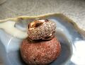 attraktiver ring mit CZ zirkonia edelstahl rosévergoldet 22mm 8g hochwertig