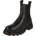 Tamaris Damen Schuhe 1-25802-41 Komfort Leder Chelsea Boots 001 Black NEU