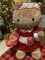 "Build a Bear Lebkuchen Hello Kitty im Weihnachtskleid mit Milch & Keksen"" Sehr guter Zustand"