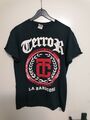 TERROR Live By The Code Shirt - Größe M - dunkelblau oldschool vintage rar