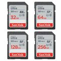 SanDisk 32GB 64GB 128GB 256GB Ultra Class 10 SD XC 120MB/s SDXC Speicherkarte OC