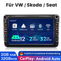 8" Autoradio Android GPS Navi RDS für VW GOLF 5 6 Passat Touran Tiguan EOS Jetta