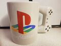 Playstation grauer Becher Retro Game Controller Kaffee/Tee, Tasse, Becher, Konsolengriff