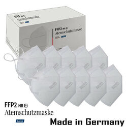 10x FFP2 Maske Mundschutz Atemschutzmaske Masken Deutsche Herstellung 
