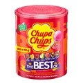 Chupa Chups Best of Lutscher-Dose 50 Lollis in 7 Geschmacksrichtungen 