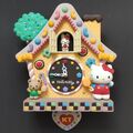 Schöne Sanrio Hello Kitty Wall Clock Wanduhr aus Japan