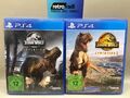 Jurassic World Evolution 1 + 2 (Sony Playstation 4, PS4, 2021) - mach den T-Rex