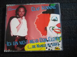 Single-CD  OLAF HENNING  Ich bin nicht mehr Dein Clown  3 Tracks  Neuwertig