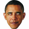 Barack Obama Politiker Promi Karte Gesichtsmaske - gebrauchsfertig - Kostüm