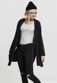 Urban Classics Damen Cardigan/Strickjacke Ladies Oversized Cardigan Black