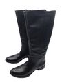 Geox Damen D Happity Leder kniehohe Stiefel mit Absatz UK Größe 4 neu kostenloser Versand