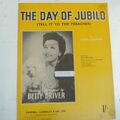 Songblatt THE DAY OF JUBILO Betty Driver 1952