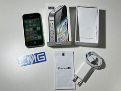 Apple iPhone 4s 16 GB - Schwarz Ohne Simlock A1387 (CDMA + GSM) neuwertig #0516