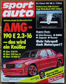 Sport Auto 01/85 Test: RAM 02 Hart Turbo -F 1, Tuning: AMG-Mercedes 190 E 2.3-16