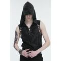 Devil Fashion Kapuzentop - Ridley ripped Mesh Schnürung Punk Gothic Alternative