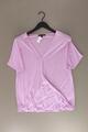 Esprit Shirt mit V-Ausschnitt Regular Shirt für Damen Gr. 44, XL Kurzarm lila