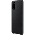 Original Samsung Leather Cover Case Hülle EF-VG985 für Galaxy S20+ Plus Schwarz