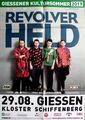REVOLVERHELD - 2019 - In Concert - Zimmer mit Blick Tour - Poster - Giessen