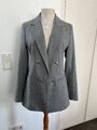 BANANA REPUBLIC Boyfriend Blazer * Gr. 2 / XS * Grau mit Goldknöpfen * neuwertig