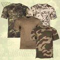 BW T-SHIRT TARN MILITARY ANGELN GOTCHA PAINTBALL AIRSOFT BUNDESWEHR NVA DDR OST