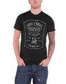 Guns N Roses T Shirt Paradise City Label Band Logo Nue offiziell Herren Schwarz