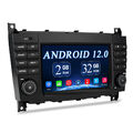 CarPlay Android 12.0 DAB+ Autoradio Mercedes C/CLC/CLK-Klasse W203/209 WiFi Navi