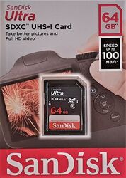 SanDisk Ultra SD-Karte Class 10 SDHC SDXC UHS-1 / 16GB, 32GB, 64GB, 128GB, 256GB