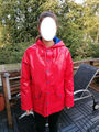 getr. rote Lackjacke / Regenjacke von RAIN MAC