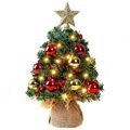 Mini Weihnachtsbaum mit LED Beleuchtung klein Künstlicher Tannenbaum Dekoration