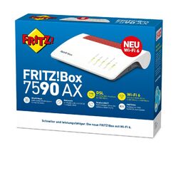 AVM FRITZ!Box 7590 AX V1 WiFi 6 ISDN WLAN Router / Dual-Band (20002929) OVP 🔝