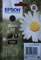 Epson - Black 18 Original (5.2ml), Inkjet Cartridge C13T18014012, OVP