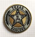 Aufnäher Aufbügler Patch TEXAS RANGERS, Sheriff-, Polizei-Stern