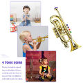 Professionelle Trompete Kinder mit 4 farbigen Schlüsseln Kinder Saxophon Trompete Kind Geschenk
